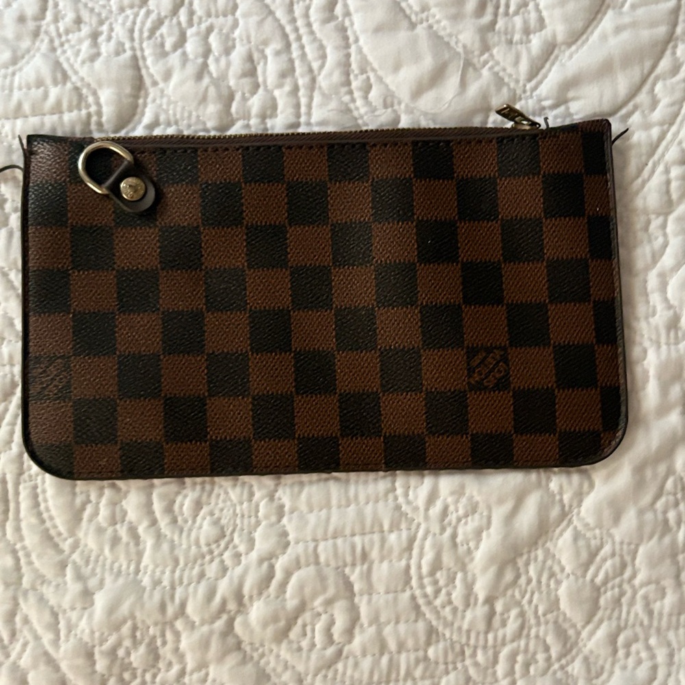 ASOS Brown and Black Checkered Clutch